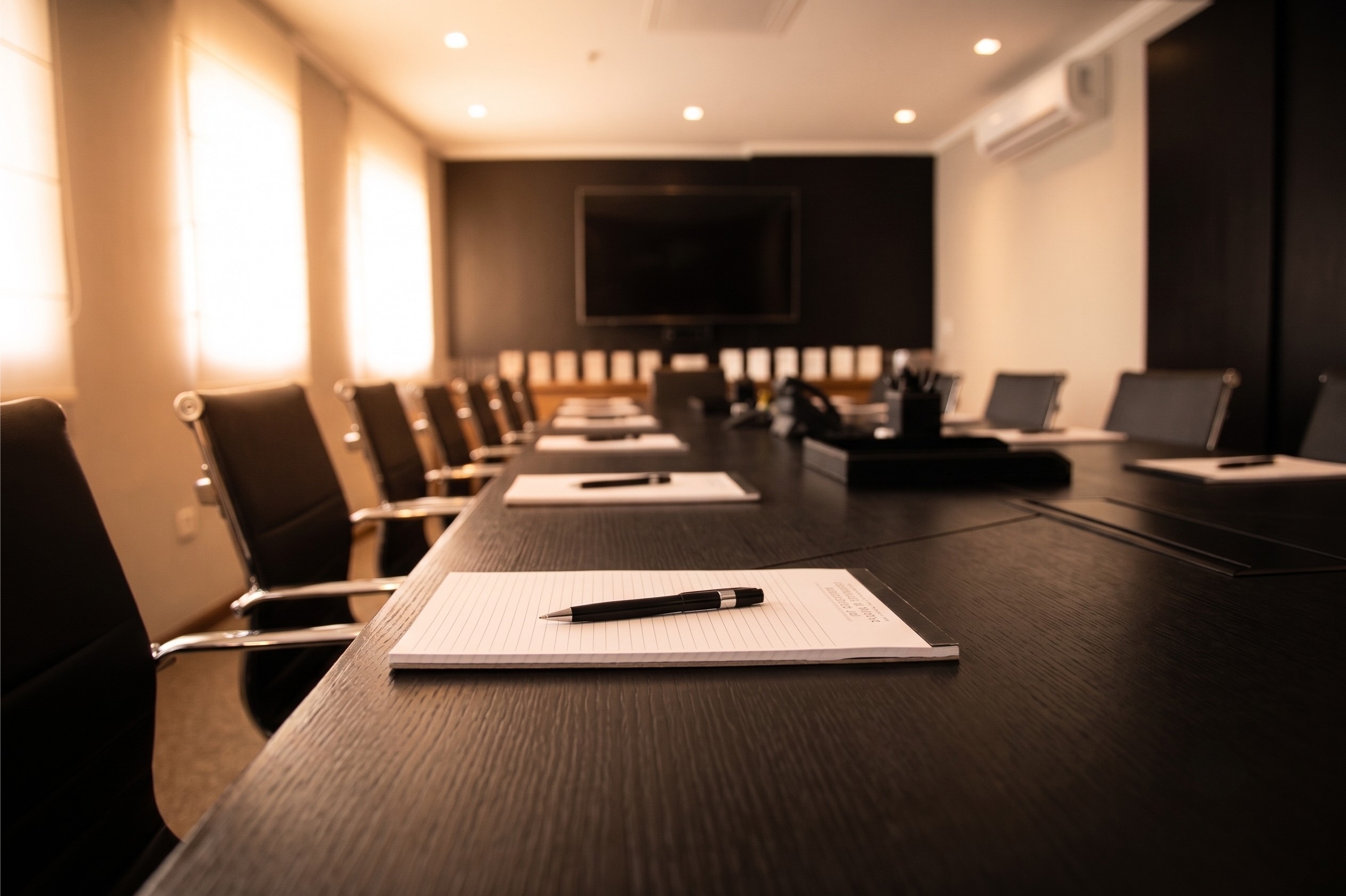 Sala de reunião do escritório